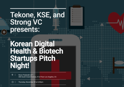 Korean Digital Health & Biotech Startups Pitch Night!